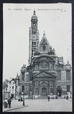 Cpa timbrée paris usato  Spedire a Italy