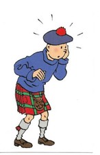 Rare postcard tintin d'occasion  Expédié en Belgium