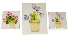 Ceramic tiles signed for sale  Valley Center