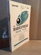 Servranx radiesthésie 1962 d'occasion  Paris II