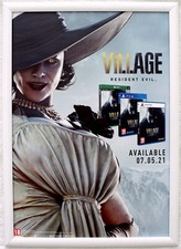 Pôster promocional Resident Evil Village RARO PS4 PS5 XBOX Series X 42cm x 59cm #2 comprar usado  Enviando para Brazil