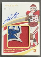 Usado, 2021 Immaculate Collection Rhamondre Stevenson AUTO RC Patch /10 NE Patriots comprar usado  Enviando para Brazil