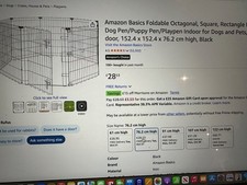 Pet dog pen for sale  SALFORD