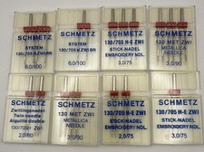 16 agujas dobles para máquina de coser Schmetz segunda mano  Embacar hacia Mexico