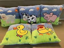 Conjunto de 5 travesseiros infantis para animais de fazenda KAPLAN Early Learning Co.  comprar usado  Enviando para Brazil