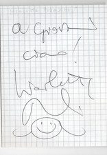 Nicoletta braschi autografata usato  Vetto