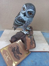 Chouette figurine bois d'occasion  Le Val