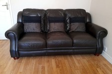 Leather sofa for sale  BIRMINGHAM