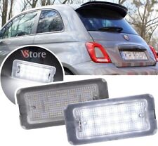 2 Luci Targa Led 18 Chip Canbus per Fiat 500 Abarth 595 695 312 500C 595C 695C comprar usado  Enviando para Brazil