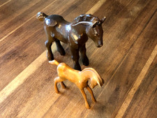 Holzpferde fohlen figuren gebraucht kaufen  Deutschland