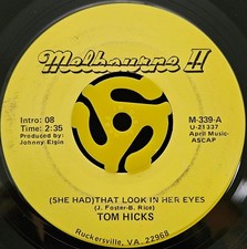 Hot Country Mover 45 - Tom Hicks - That Look In Her Eyes - Melbourne II HEAR comprar usado  Enviando para Brazil