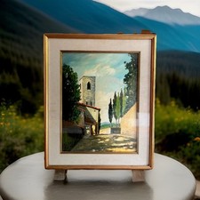 Quadro borgo con usato  Lamporecchio