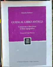 Guida libro antico usato  Bologna