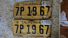 1947 california license for sale  Medford