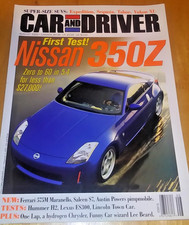 REVISTA DE CARRO E MOTORISTA AGOSTO 2002 NISSAN 350Z comprar usado  Enviando para Brazil