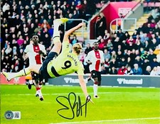 Foto assinada 8x10 Manchester City Erling Haaland bicicleta chute Beckett testemunhou comprar usado  Enviando para Brazil