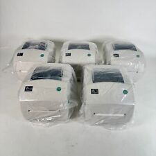 Lote de 5 NOVAS impressoras de etiquetas de transferência térmica Zebra GC420T dispensador USB, usado comprar usado  Enviando para Brazil