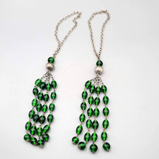 Green glass bead for sale  Denver
