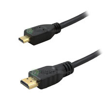 Usado, 6FT Micro Hdmi Para Hdmi Cabo Para Phone Motorola Xoom Atrix 2 Droid X 500+ vendidos comprar usado  Enviando para Brazil