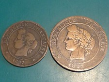 Lot ceres centimes d'occasion  Franqueville-Saint-Pierre