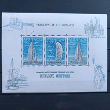 Monaco Bloc N°32** (MNH) 1985 - Monaco - New York à la voile, usado comprar usado  Enviando para Brazil