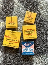 Juego vintage de filtros de cámara, lentes y gama de adaptadores segunda mano  Embacar hacia Mexico