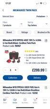 Milwaukee m18 bpp2q for sale  CRAIGAVON