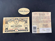 Rótulo de garrafa vinho nota de dinheiro nota 10 centavos notas tostões Portugal #2162 comprar usado  Enviando para Brazil