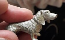 PEQUENO ENFEITE DE CACHORRO DACHSHUND DE METAL SÓLIDO MODELO DE CACHORRO DACHSHUND comprar usado  Enviando para Brazil