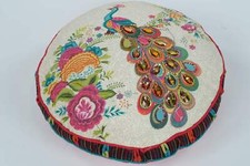 Embroidered round peacock for sale  Sanford
