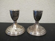 sterling weighted candle holder for sale  Aurora