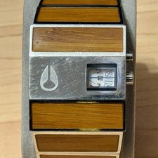 Relógio masculino analógico Nixon The Rotolog tempo direto bambu madeira grão surf corrida, usado comprar usado  Enviando para Brazil