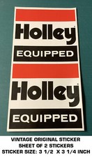 Antigo Original Holley equipado Decalque Adesivo De Vinil-Scca-Corrida-NHRA comprar usado  Enviando para Brazil