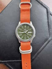 Seiko snk805 military for sale  Horsham