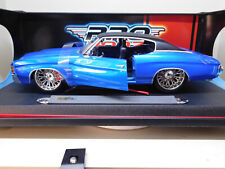 Maisto 1:18 1971 Chevrolet Chevelle SS 454 Maisto modelo de carro fundido e suporte, usado comprar usado  Enviando para Brazil