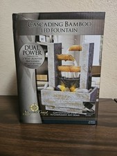 Fonte de mesa LED bambu em cascata Newport Coast Collection comprar usado  Enviando para Brazil