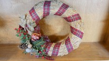 Holiday straw wreath for sale  Zillah