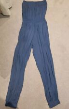 Blue jumpsuit silky for sale  EXETER