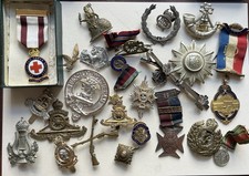Military cap badges for sale  TORPOINT