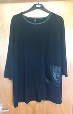 Black jersey lagenlook for sale  WAKEFIELD