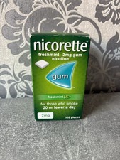 Nicorette 2mg gum for sale  TIPTON