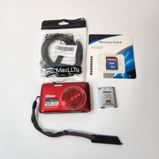 Câmera Digital Nikon COOLPIX S4100 14.0MP Pacote Vermelho - Testada Ótima comprar usado  Enviando para Brazil