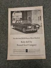 1965 rolls royce silver shadow for sale  NOTTINGHAM