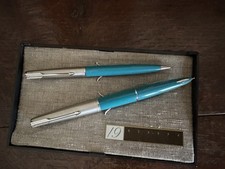 Usado, Conjunto de caneta e lápis-tinteiro Parker 61 turquesa comprar usado Usado, Conjunto de caneta e lápis-tinteiro Parker 61 turquesa comprar usado  Enviando para Brazil