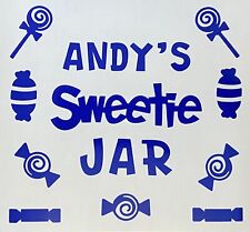 Personalised sweetie jar for sale  BURY ST. EDMUNDS