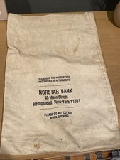 Vintage canvas bank for sale  Great Neck