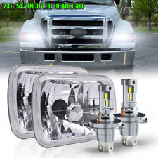 Usado, 2x 7x6" LED Sealed Headlights High/Low fit for Ford F650 2000-2015 F750 Trucks comprar usado  Enviando para Brazil