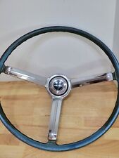Volante Vintage Original Chevy Corvair Monza Cromado 3 Raios com Botão de Buzina comprar usado  Enviando para Brazil