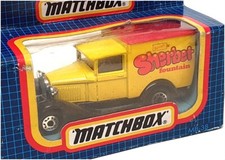 Matchbox 8cm de comprimento fundido MB-38 - Ford modelo A Van "Barratt" amarelo/vermelho, usado comprar usado  Enviando para Brazil