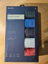 Cueca boxer Hollister com Abercrombie & Fitch comprimento clássico M, L pacote com 5 #G2-2 comprar usado  Enviando para Brazil